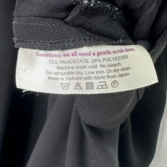 MM LaFleur Dupont Pant Black Relaxed Fit Straight Leg Trouser size 6 - Picture 10 of 10